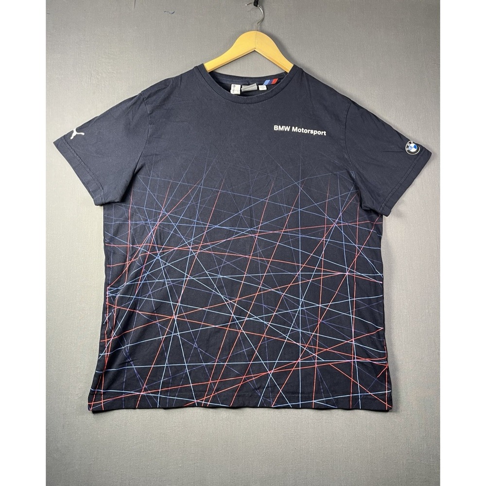 Puma BMW M Motorsport Men's XL Crew Neck Short Sleeve Graphic T-Shirt